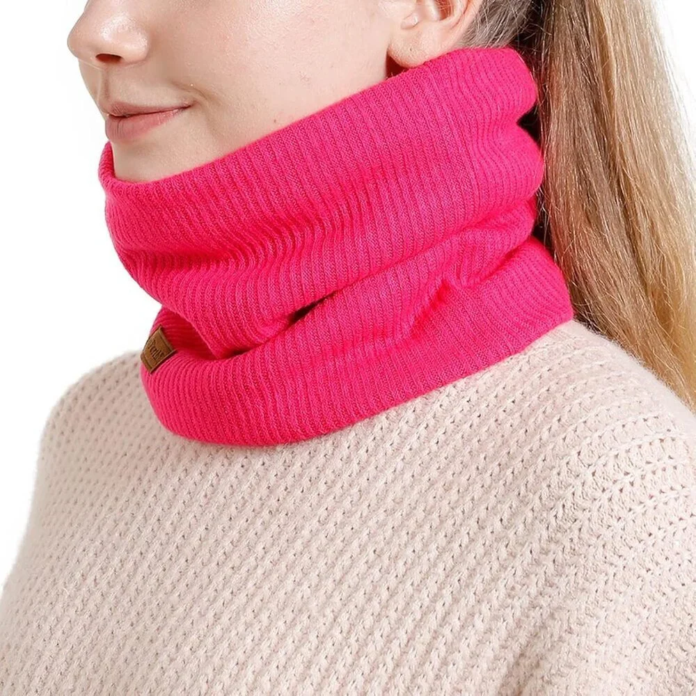 Men's Meihong Winter Ski Neck Gaiter Face Scarf Fleece Windproof Scarves
